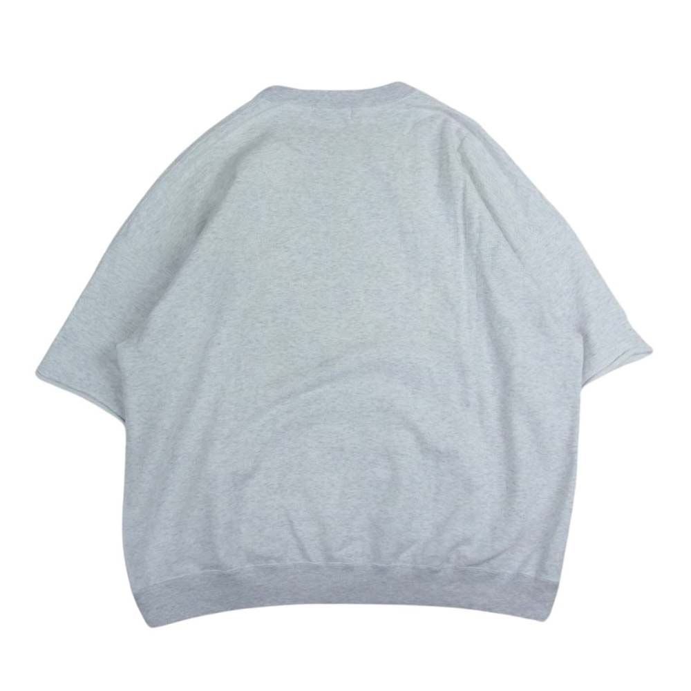 ユニバーサルプロダクツ UNIVERSAL PRODUCTS YAAH H/S SWEAT オーバーサイズ 半袖 スウェット Tシャツ グレー系  3【中古】