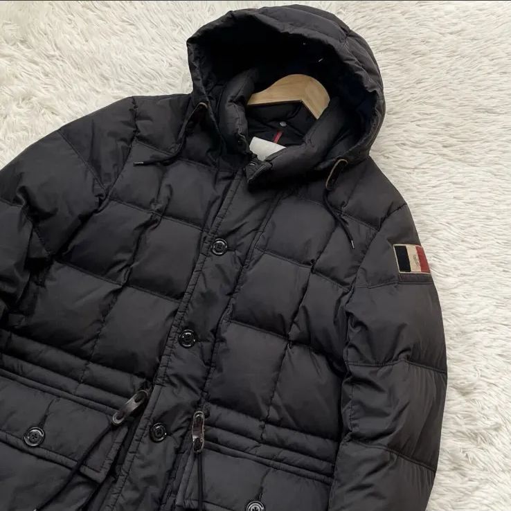 美品/モンクレール MONCLER メンズ モンセラット フード付 ダウン 