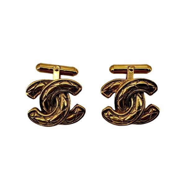 シャネル/CHANEL ヴィンテージ ココマーク カフス マトラッセ