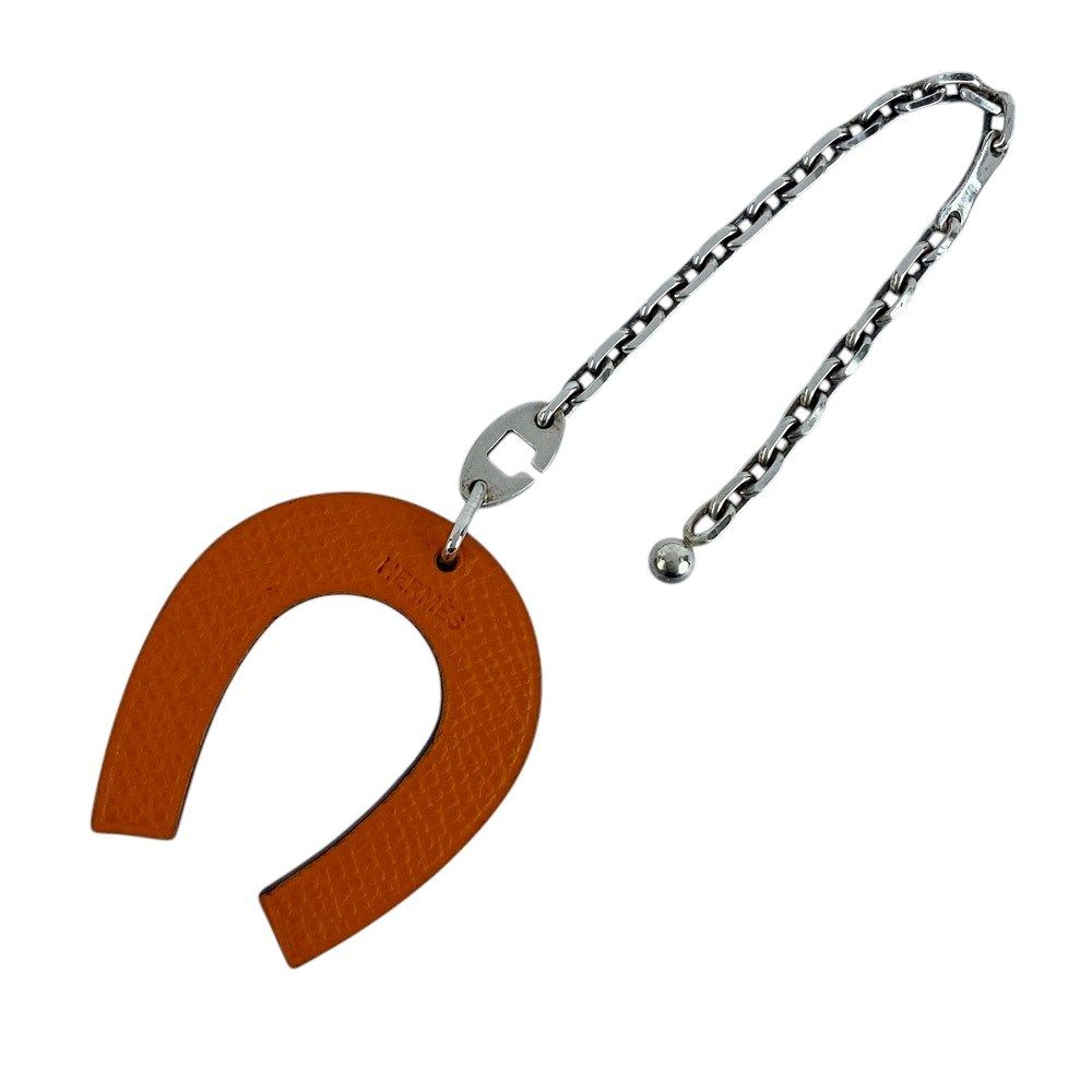 □美品□ エルメス ホースシュー チャーム 馬蹄 モチーフ キーホルダー  