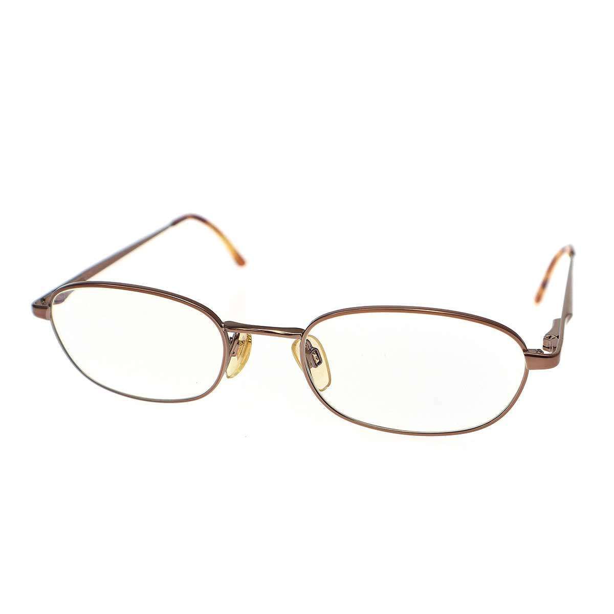BVLGARI ブルガリ 107 メタルフレームアイウェア M118787 ブラウン系 51□19