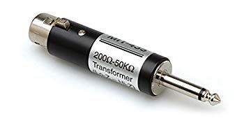 【中古】Hosa MIT-435 モノラルフォンオス-XLRメス インピーダンス変換器 p706p5g