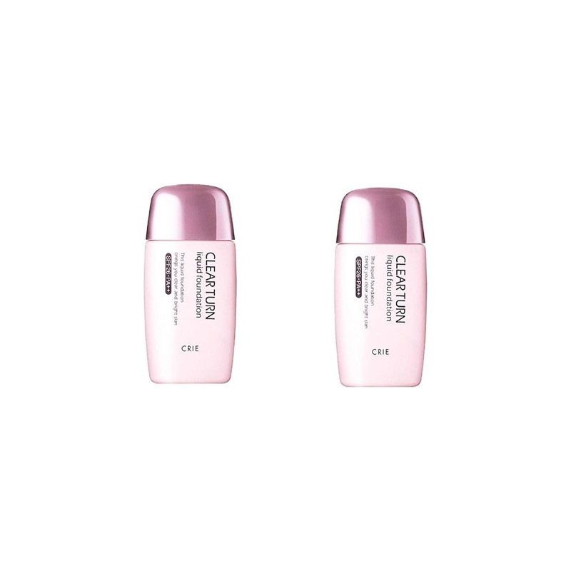 クリエ クリアターンEX リキッドファンデーションR 412 自然な肌色 40ml 2個セット