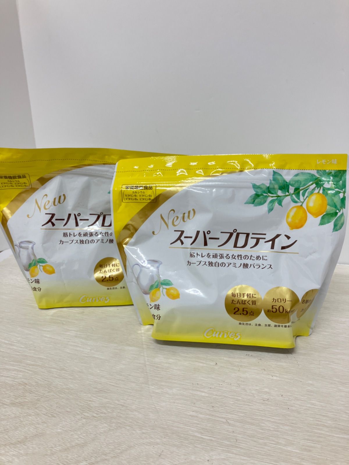 未開封】カーブス スーパープロテイン レモン味 2袋セット 未開封】カーブス スーパープロテイン レモン味 2袋セット