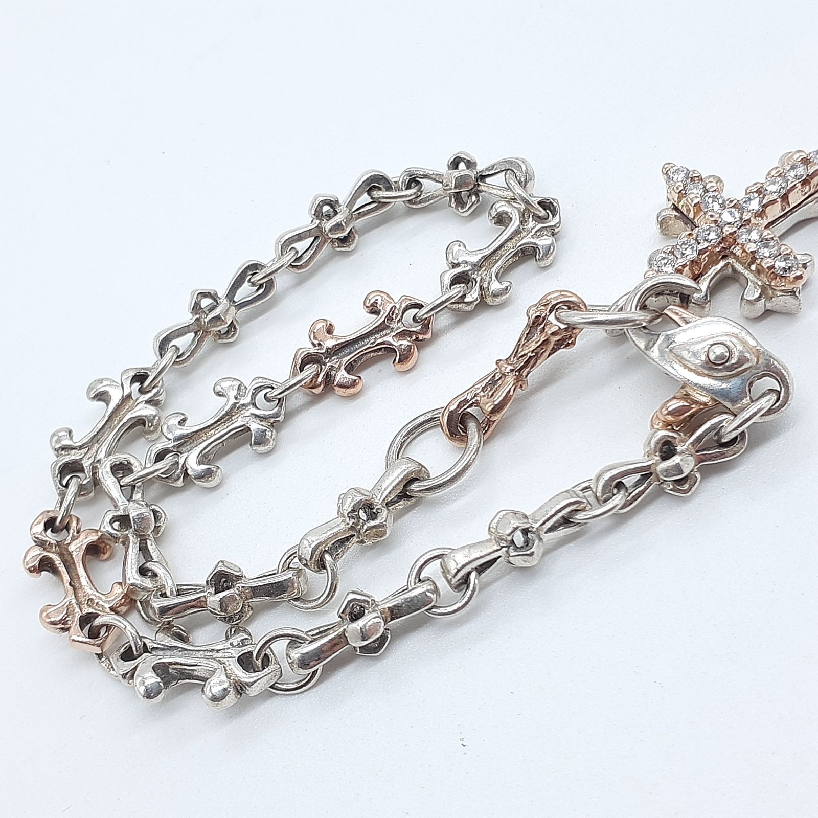 ARPEGE/アルページュ、シルバー、ブレスレット、クロスモチーフ ARPEGE アルページュ ブレスレット クロス シルバー925 SILVER K10