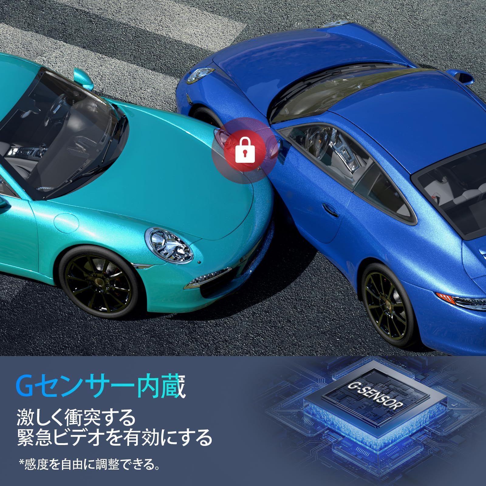 HD画質 3.39インチ液晶画面 2.5K 160°超広角 衝撃録画 小型ドラレコ 上書き録画 Gセンサー コンパクト ループ録画 常時録画 ドラレコ 夜間撮影 エンジン連動 ダッシュカム 車載 フロントカメラ 前1カメラ 取付簡単 32GBメモリーカード付き