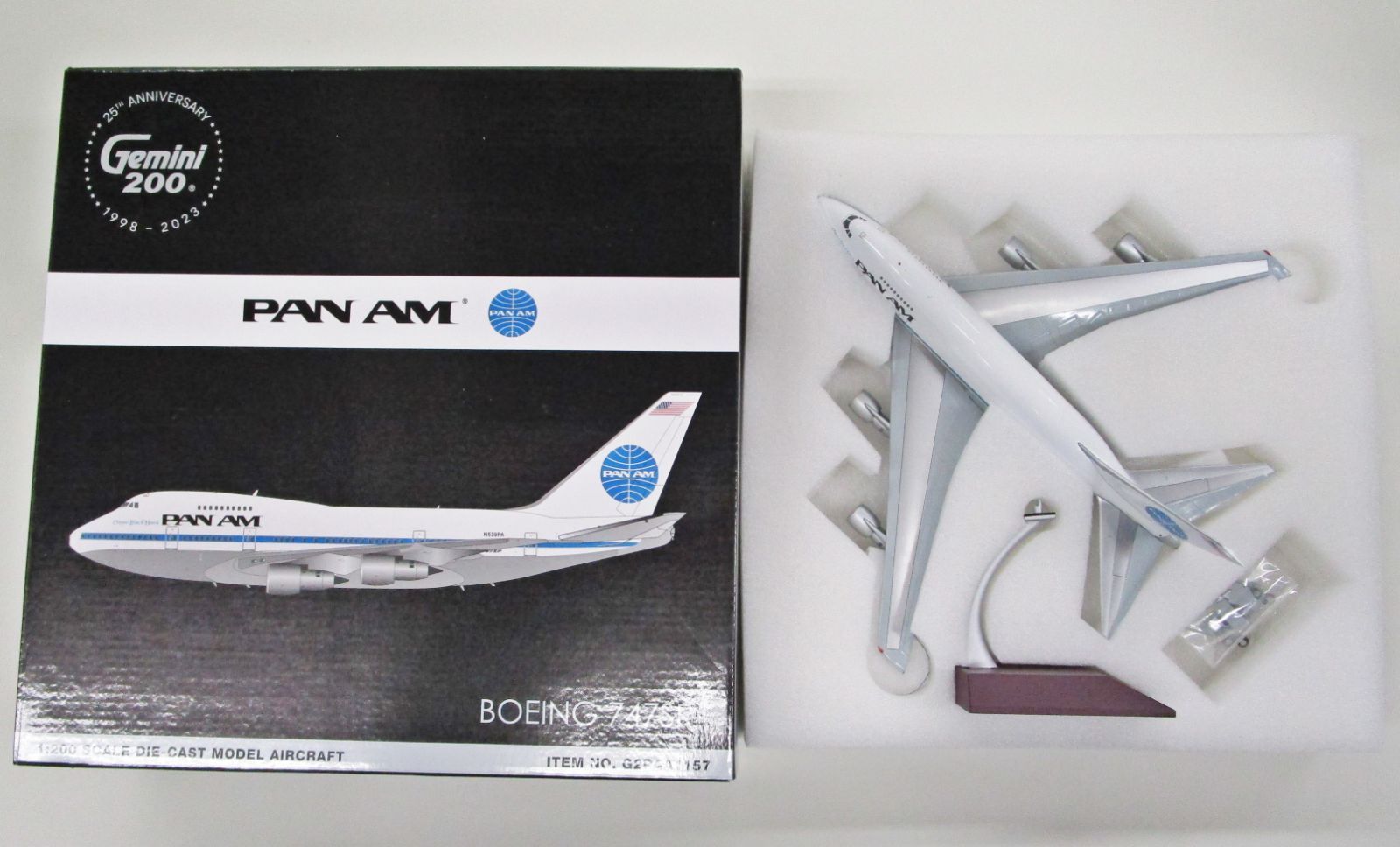 Gemini 1/200 B747SP PANAM N539PA G2PAA1157【C】jst041708m