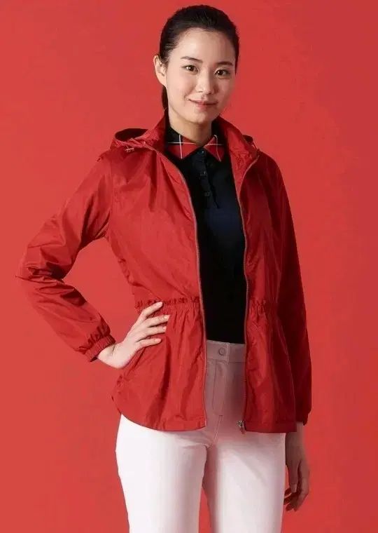 BEANPOLEGOLF ビンポールゴルフ レディース レッド シャーリング サファリ アウター