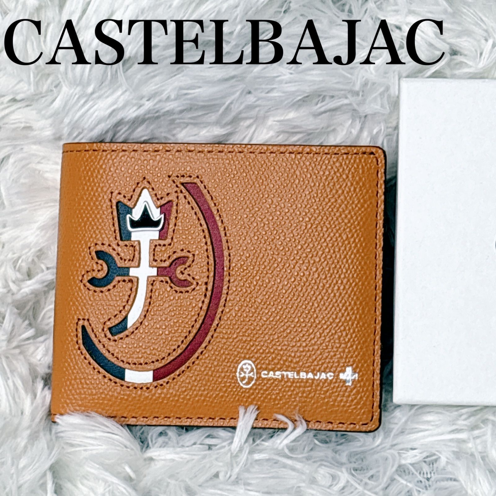CASTELBAJAC 新品未使用 二つ折り財布 オレンジ - メルカリ