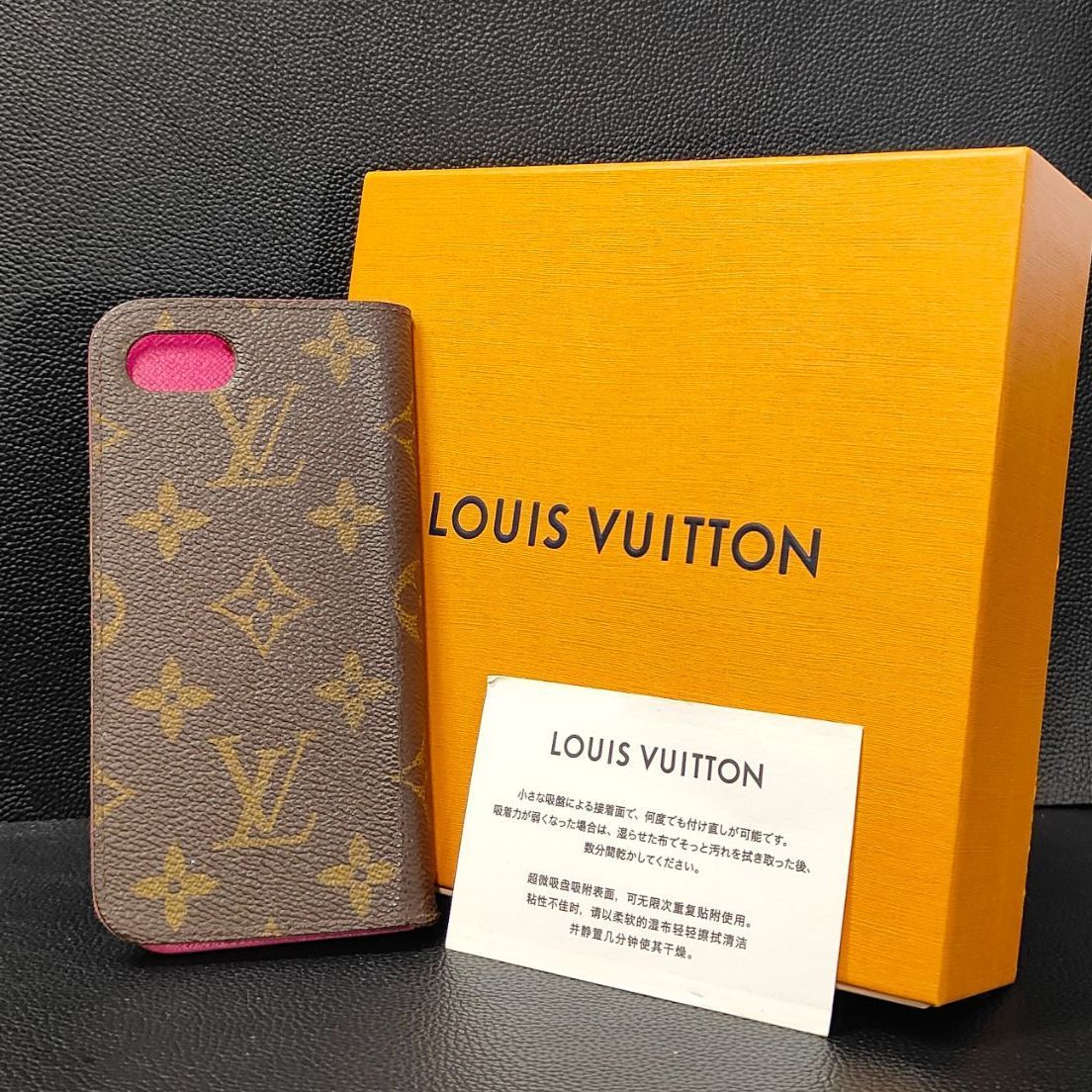 正規品 本物保証】Louis Vuitton ルイヴィトン モノグラム フォリオ アイフォン7.8用 スマホケース  箱付き（SNA）224102701001MB - メルカリ