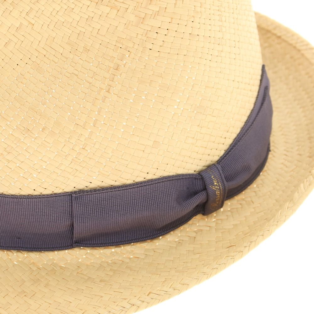 中古】ボルサリーノ Borsalino ストローハット ベージュ【サイズ57  