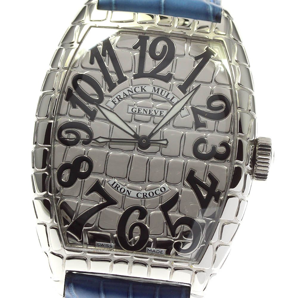 フランクミュラー FRANCK MULLER 8880SC IRON CRO トノウカーベックス アイアンクロコ 自動巻き メンズ美品_688002