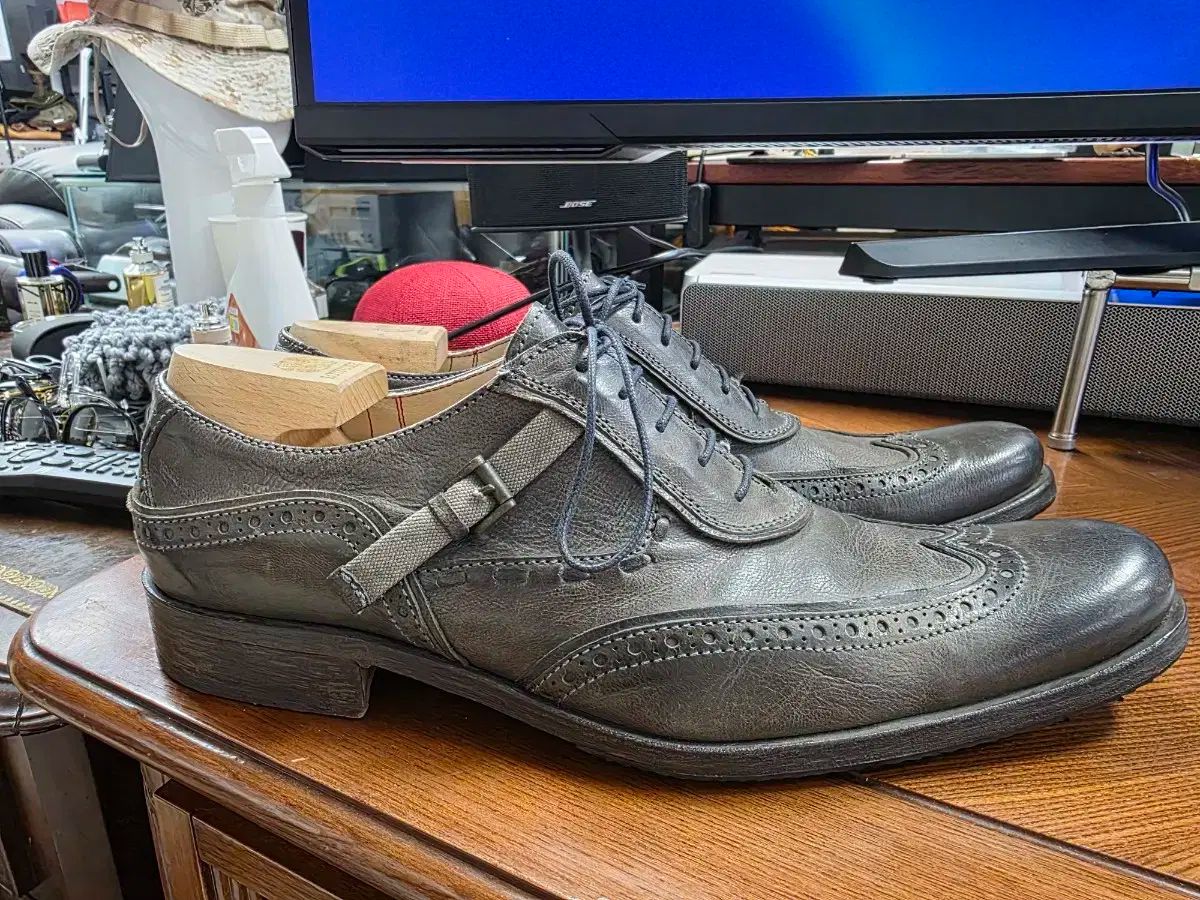  イタリア DIESEL ウイングチップ 265 mm ローファー ブーツ 革靴