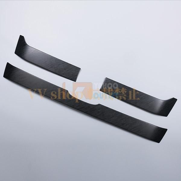 ホンダ ステップワゴン スパーダ RP8 5月 フロントグリルカバー 傷付き防止 ブラッシュドメタル ヘアライン加工 外装 3P 6654