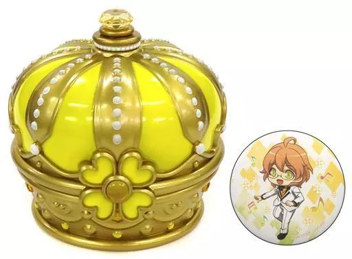 中古】生活雑貨(キャラクター) 四ノ宮那月 王冠ケース+缶バッジセット