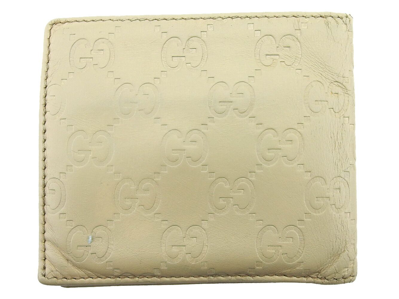 GUCCI グッチ インターロッキング 財布　ベージュ グッチ(GUCCI)グッチ インターロッキングG 二つ折り財布 財布