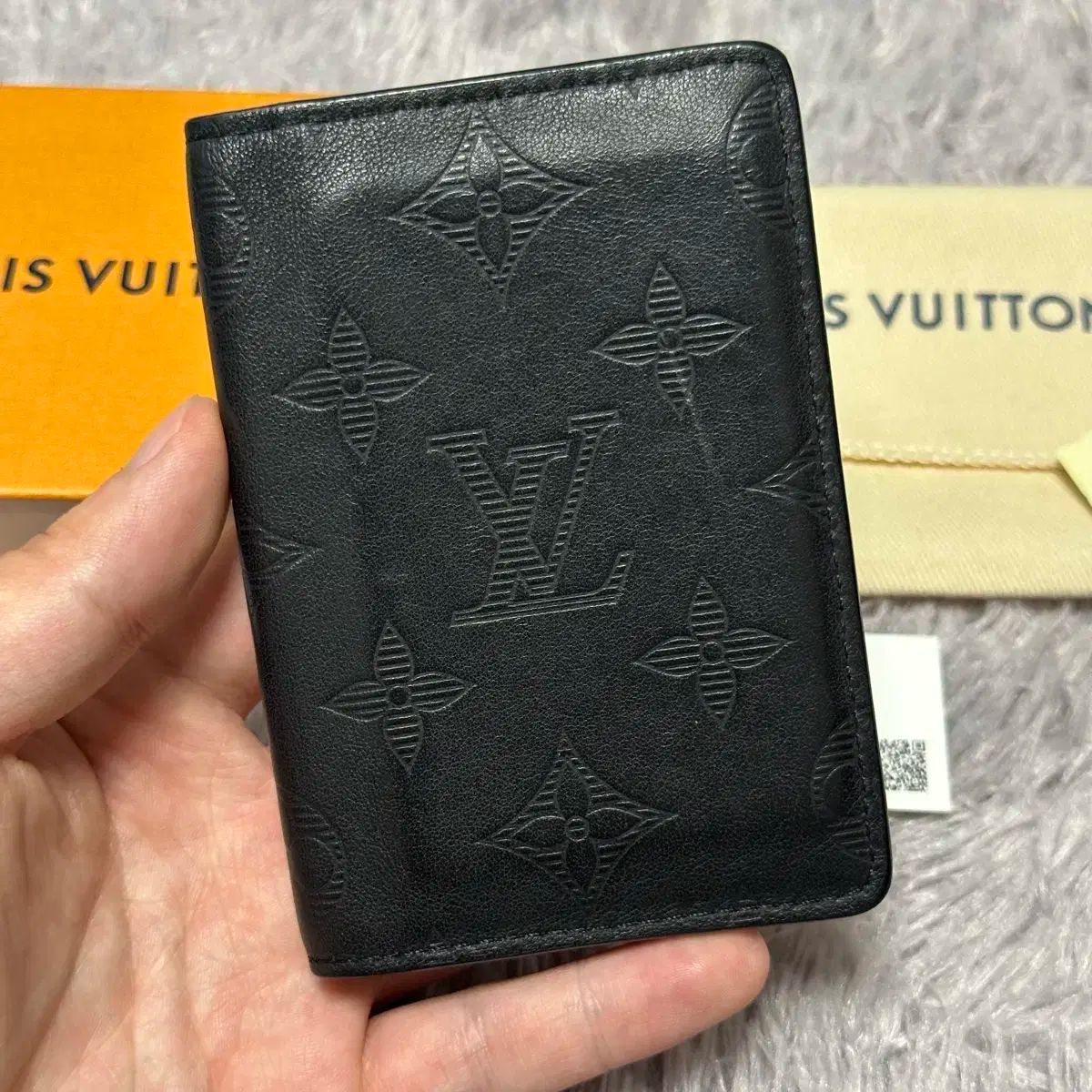 付属品完備 Louis Vuitton ルイヴィトン シャドー オーガナイザー カードウォレット ブラック
