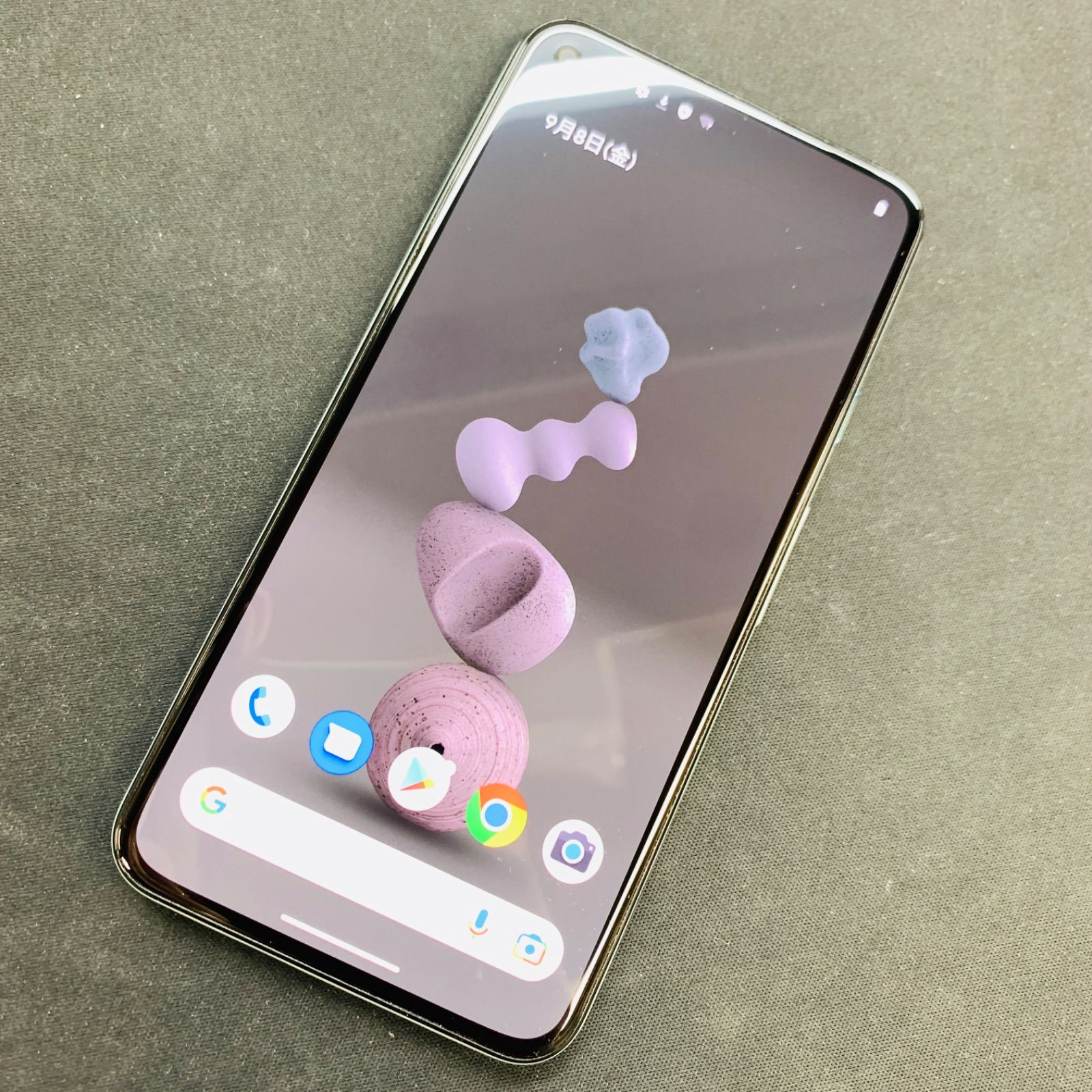 中古品】Google Pixel 5 au 128GB グリーン - あつまれ！スマホの森