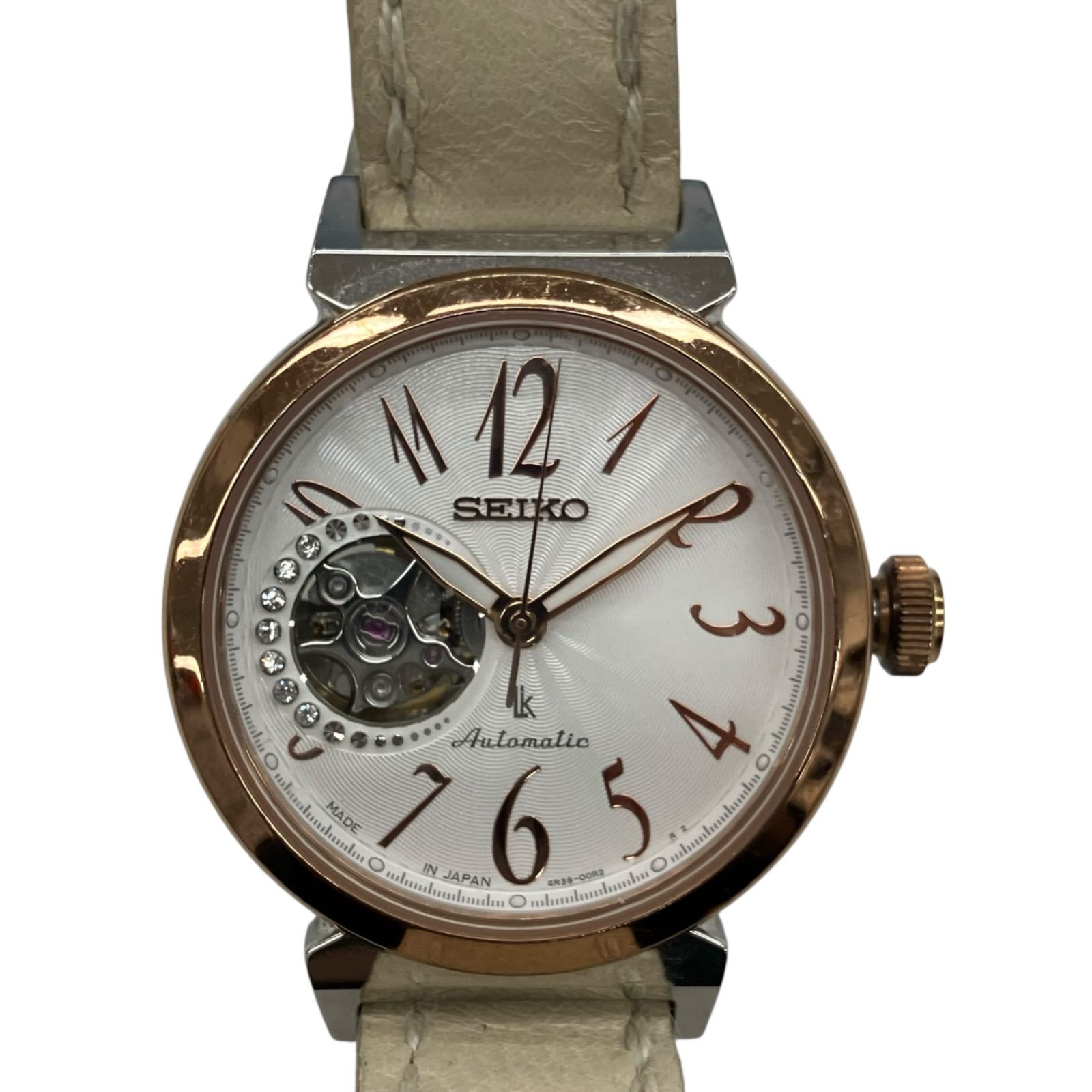 186005 現状品 SEIKO ルキア 腕時計 自動巻 4R38-00N0