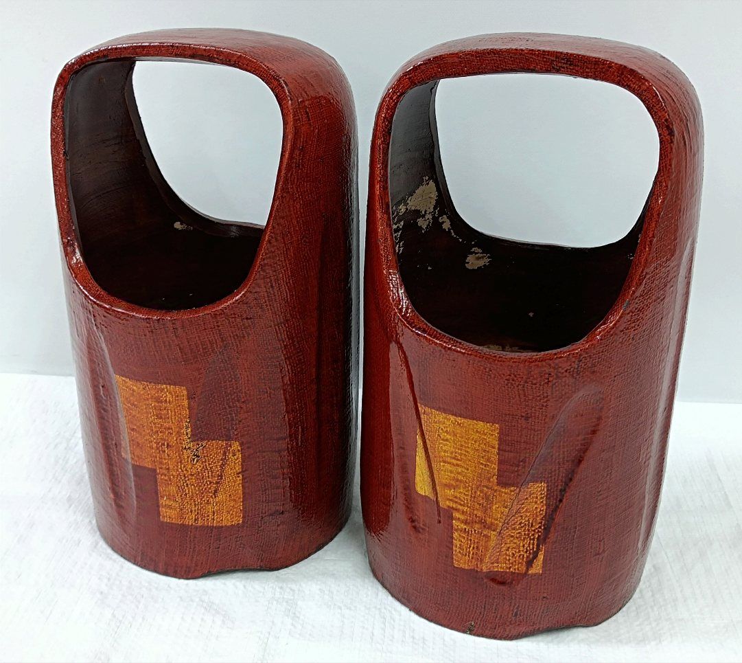 骨董品 希少 赤膚山焼 窯元 金箔張 手あぶり 火鉢 一対 骨董品 希少 赤膚山焼 窯元 金箔張 手あぶり 火鉢 一対 - メルカリ