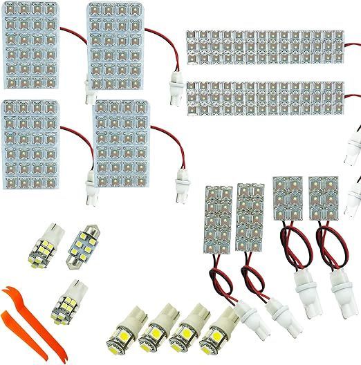 【在庫処分】TORIBIO LEDルームランプ Compatible with TOYOTA（トヨタ）ヴェルファイア アルファード 20系 25系 前期 後期 ホワイト 約6500Ｋ