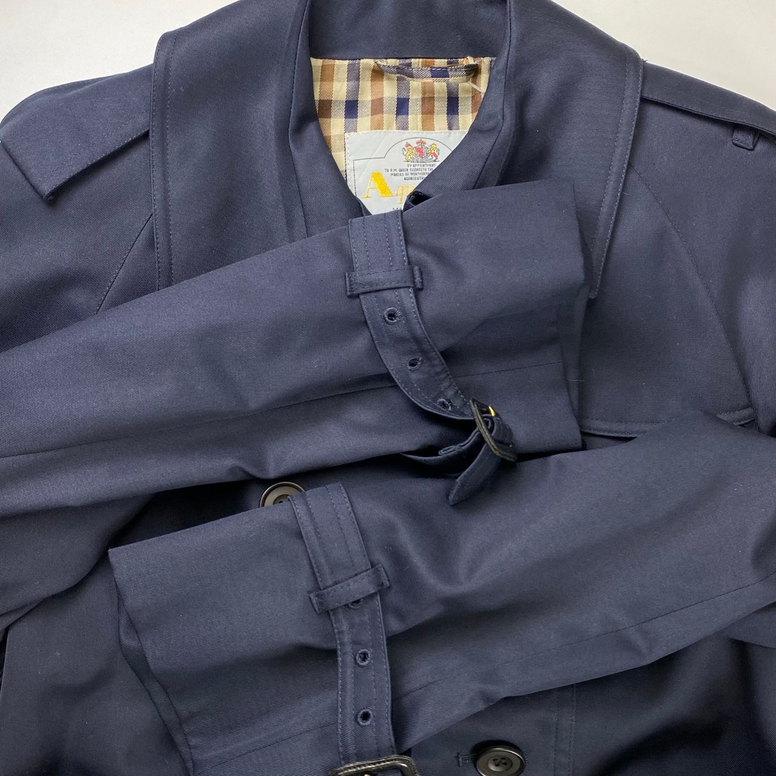 VINTAGE Aquascutum アクアスキュータム / 80s TRENCH COAT トレンチ
