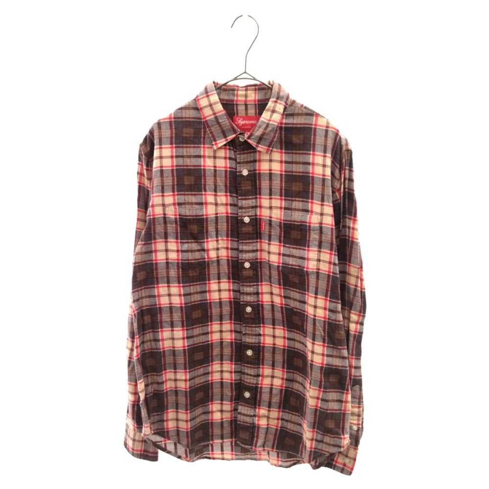 SUPREME (シュプリーム) 15SS Printed Plaid Flannel shirt 長袖