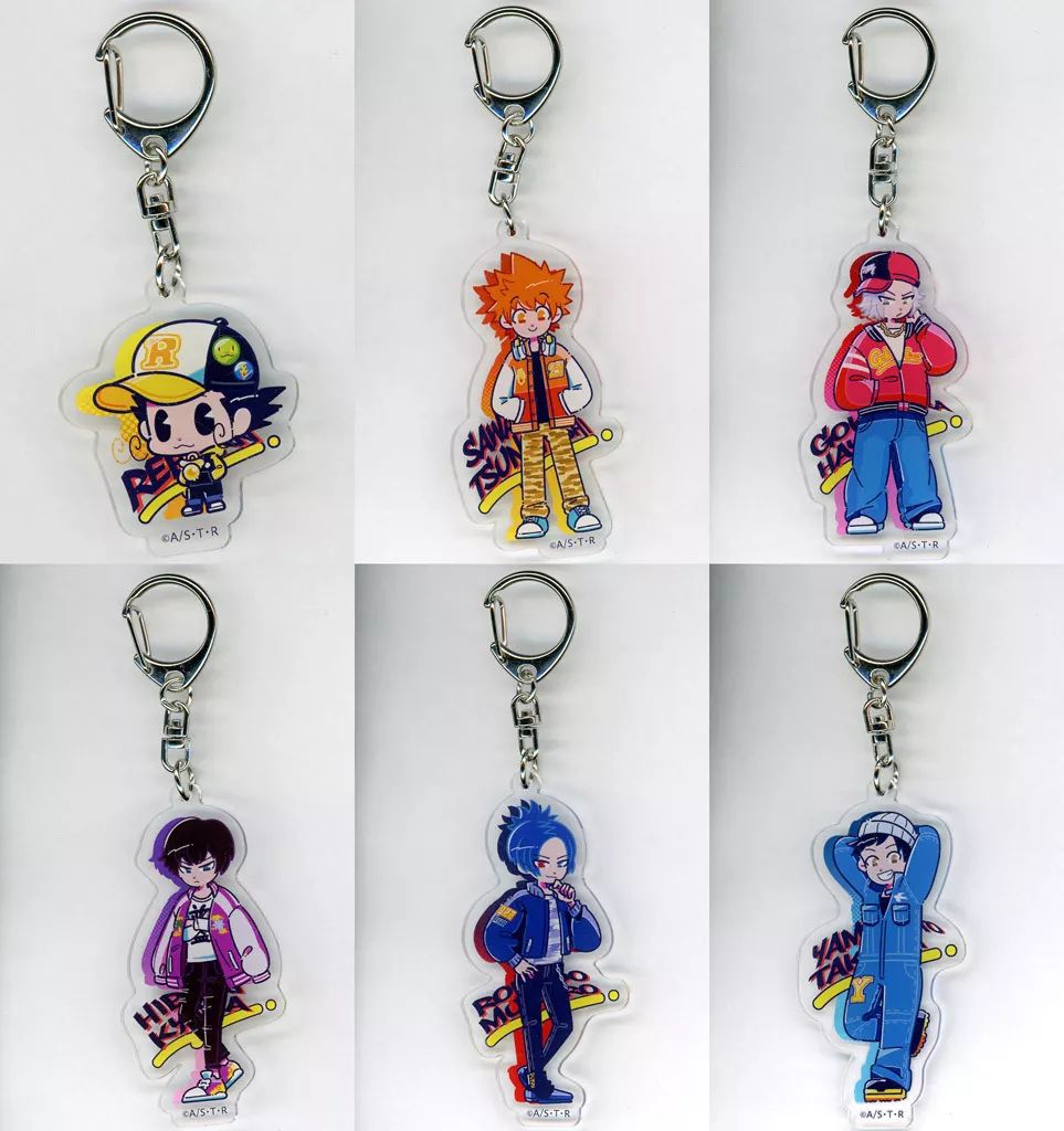 中古】キーホルダー 全6種セット 「家庭教師ヒットマンREBORN