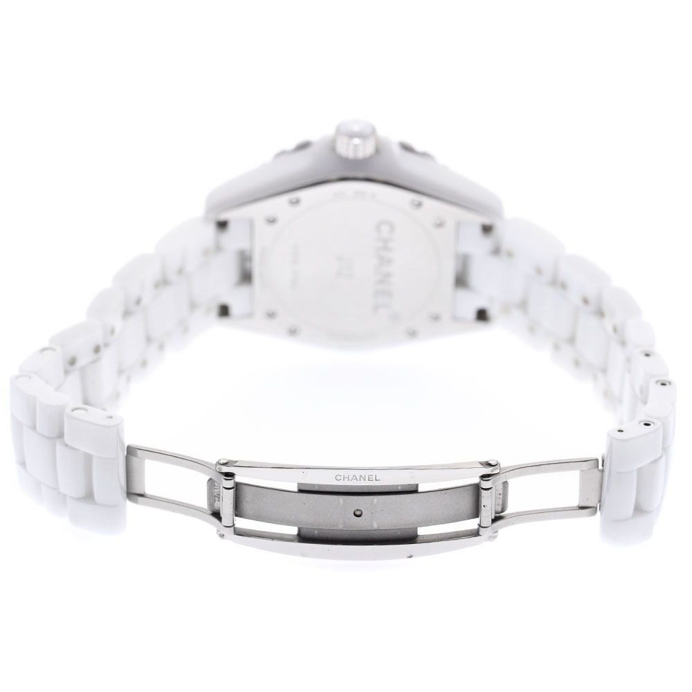 シャネル CHANEL H0970 J12 白セラミック 自動巻き メンズ良品_
