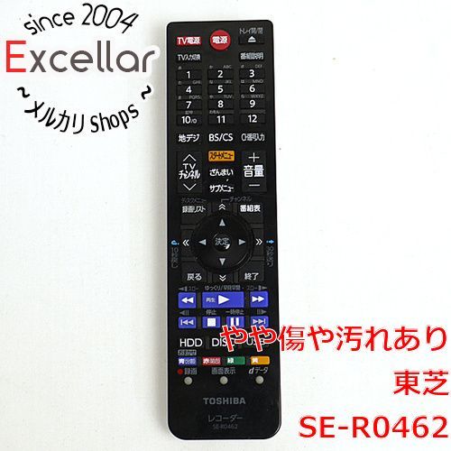 bn:0] TOSHIBA製 ブルーレイレコーダー用リモコン SE-R0462(79106536