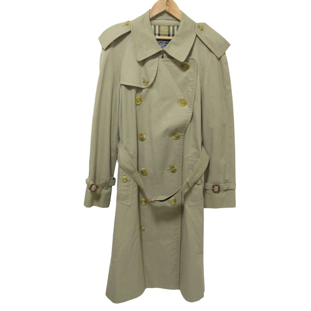 BURBERRY バーバリー 裏地ノバチェック トレンチコート ベージュ メンズ 古着