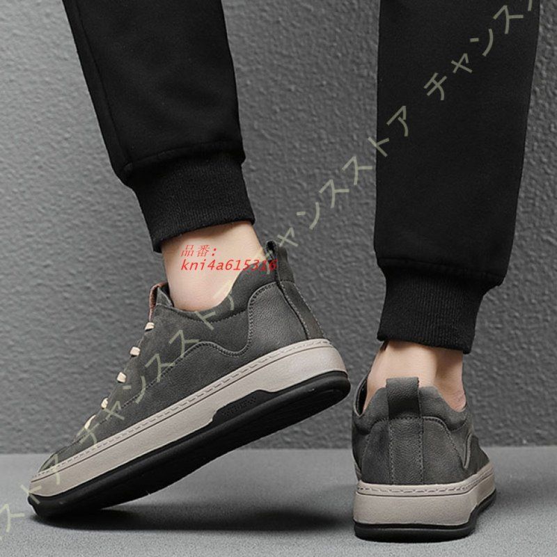  スニーカー メンズ デッキレースアップ 軽量 通気 滑りにくい 通学 通勤 日常 カジュアル ファッション ウォーキングカジュアル kni 4 a 615316 ドレス ビジネスシューズ ブーツ 革靴