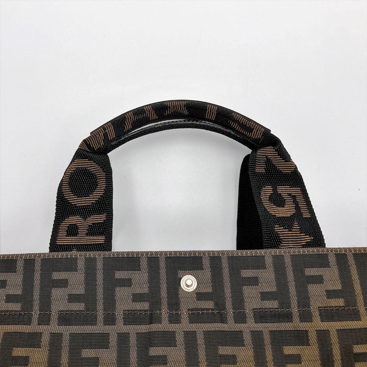 FENDI フェンディ 2321 26555 ズッカ柄 トートバッグ ハンドバッグ 