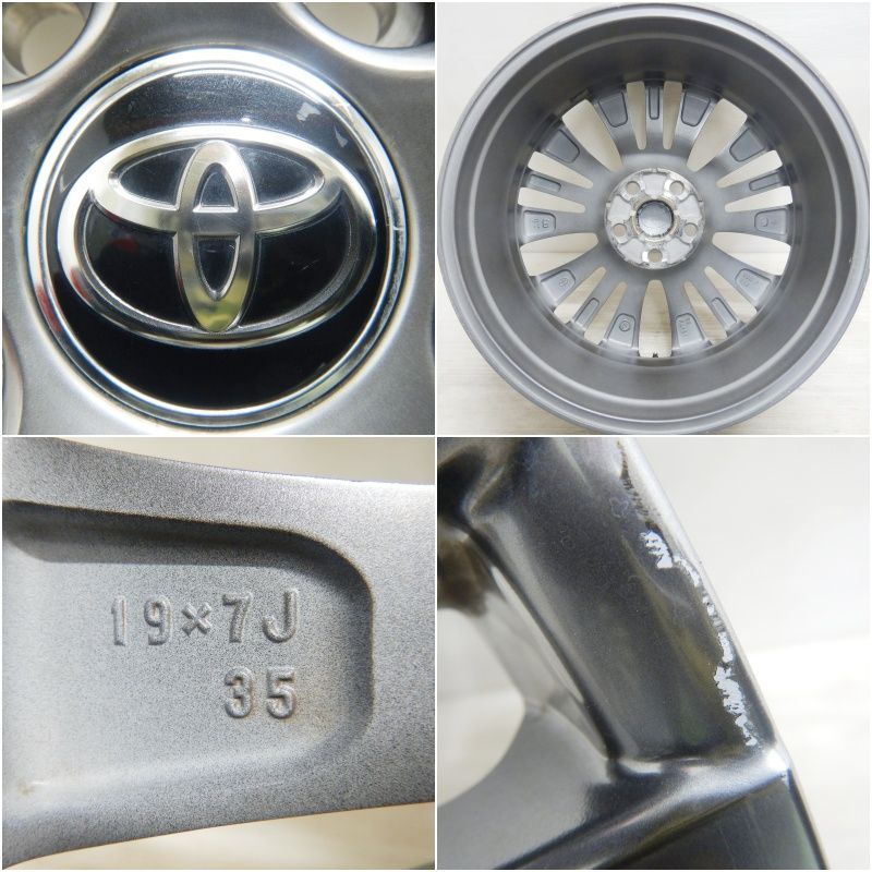 中古 19インチ アルミ トヨタ 80 ハリアー 純正 4本セット