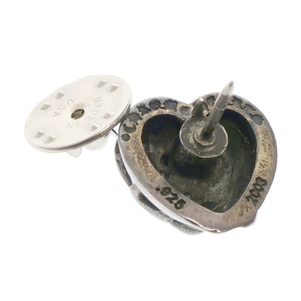 CHROME HEARTS (クロムハーツ) ハートピンバッジ シルバー - メルカリ