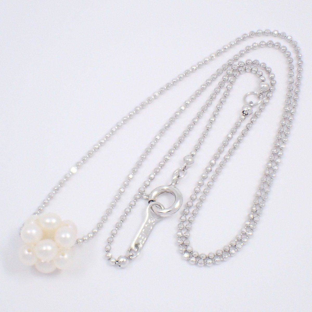 美品】TASAKI タサキ 田崎真珠 ネックレス シルバー/淡水パール