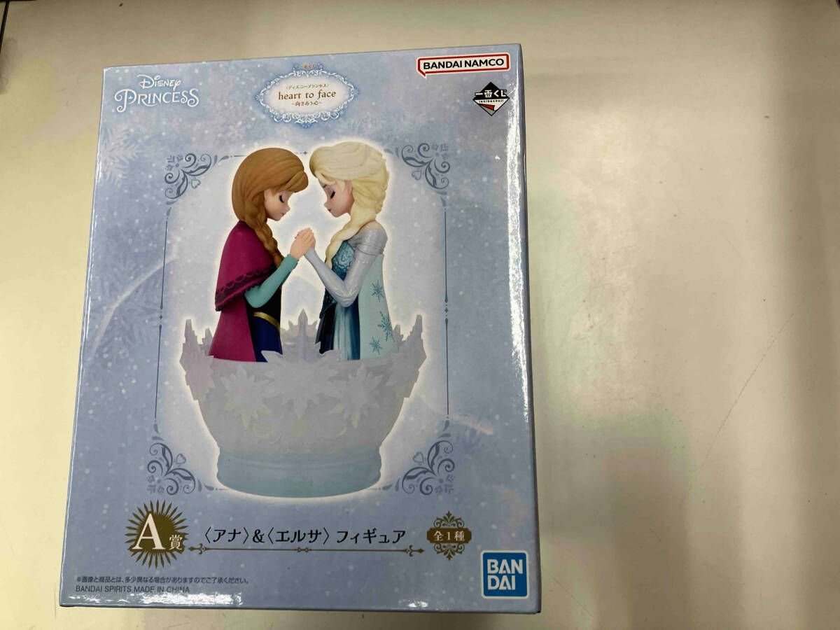 A賞 アナ&エルサ 一番くじ <ディズニｰプリンセス> heart to face