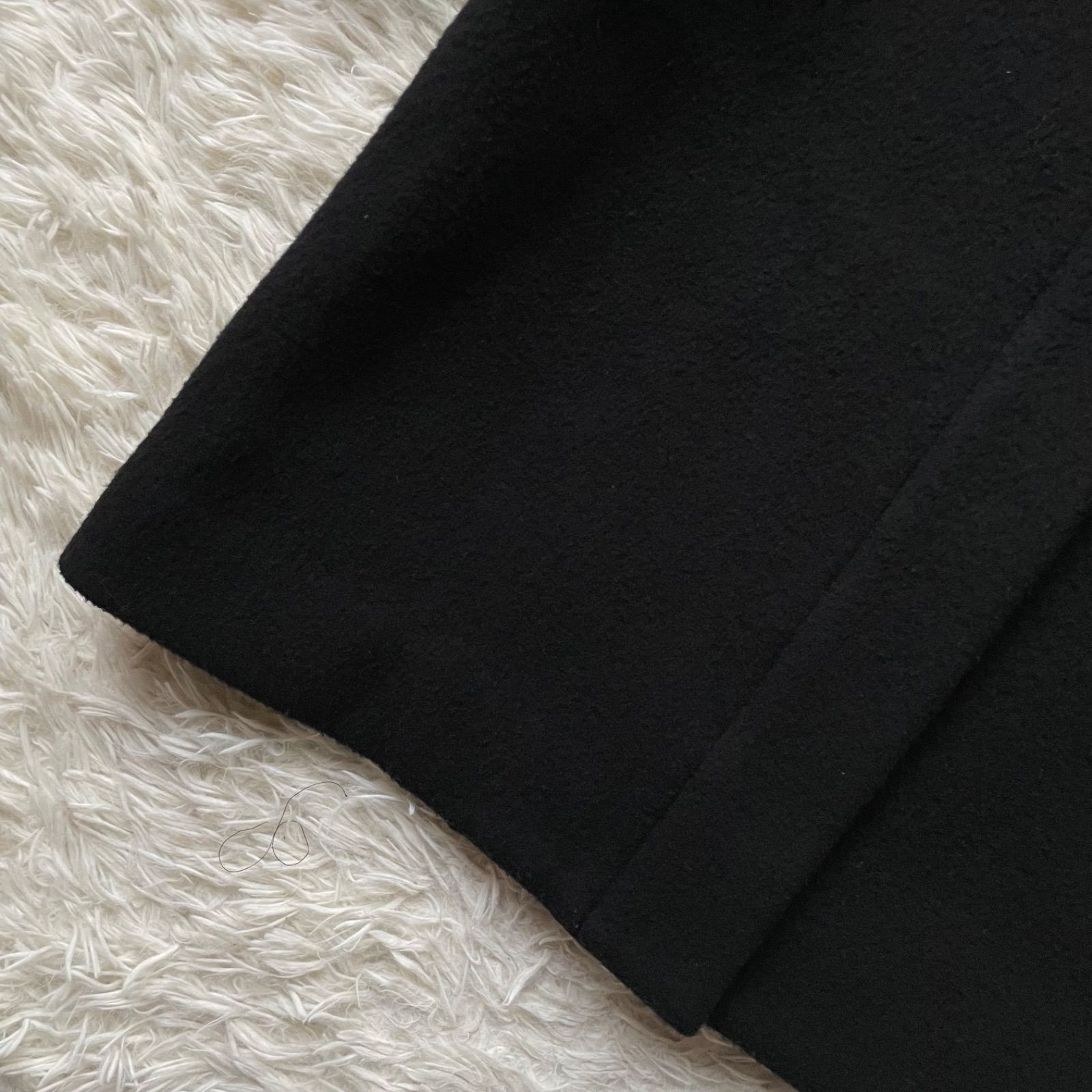 ANAYI アナイ ダブルビーバーフードコート ウールコート ジップアップ