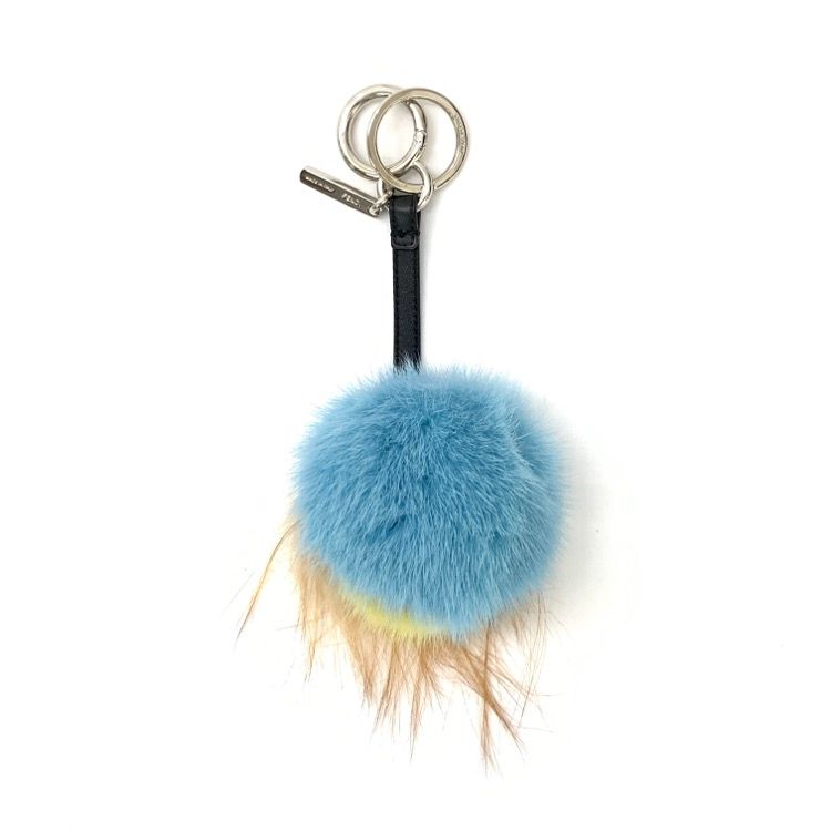 FENDI フェンディ ファー ポンポンチャーム モンスター アイ