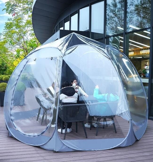 実用テント雨対策アウトドアテント高品質/防湿アウトドア露天透明星空テントキャンプビーチ釣りテント - メルカリ