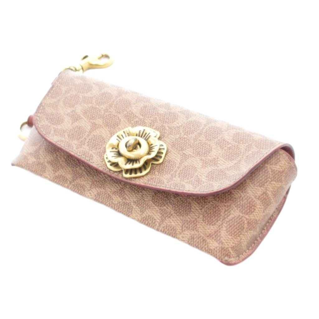 コーチ COACH サングラス ケース バッグ チャーム シグネチャー