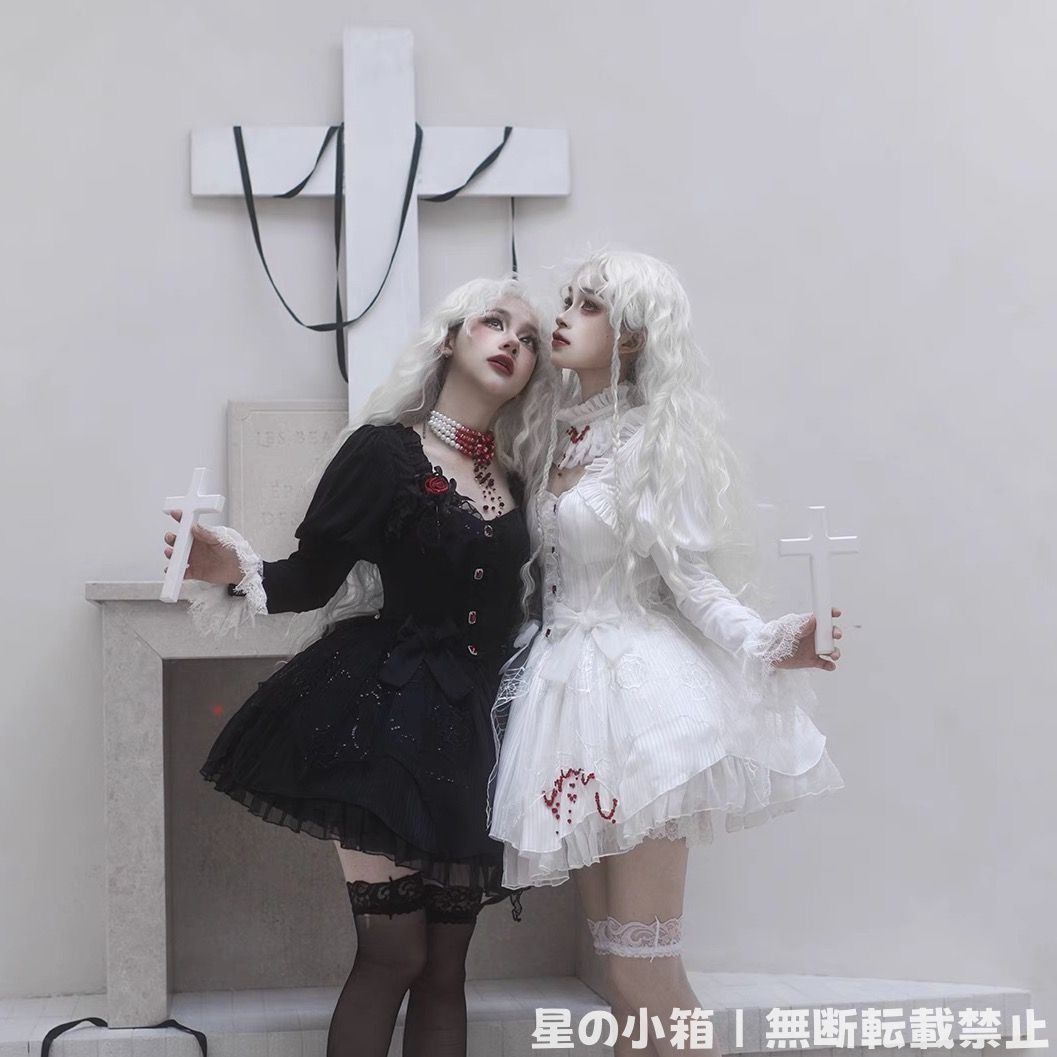 【シュガーガール】夢境のプロローグ ロリィタドレスフルセット ホワイト Angelic Pretty - ロリータ ピンク ホワイト ドレス セット 甘