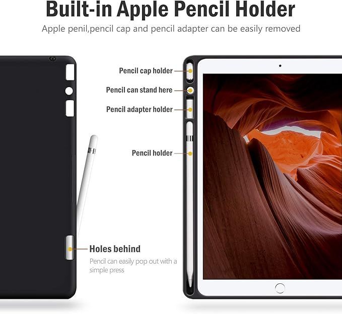 iPad ケース 9&frasl;8&frasl;7世代 auaua 10.2 ペン収納 : PUレザー 送料無料]auaua 2022&frasl;2021&frasl;2020 Pro | ヤマダモール 12.9インチ auauaの通販 Case