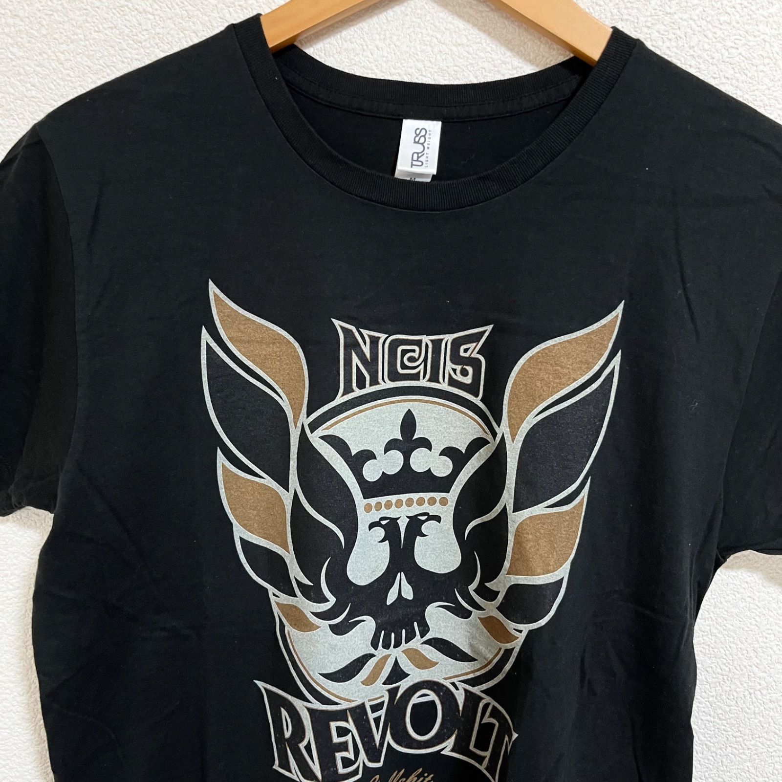 w^)b SKULL SHIT x NOTHING'S CARVED IN STONE 半袖Tシャツ NCIS