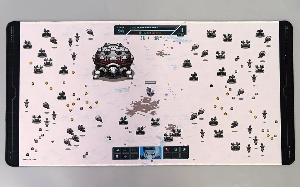 ニケ NIKKE モダニア スリーブ プレマ プレイマット 白詰草 黒 きゃら