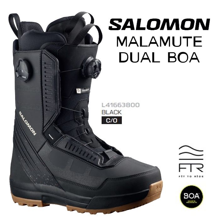 サロモン スノーボード ブーツ 23-24 SALOMON MALAMUTE DUAL BOA マラミュート デュアル ボア 日本正規品