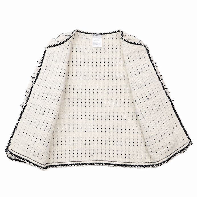 極美品】CHANEL シャネル ジャケット 05A P26658 ニット ツイード 