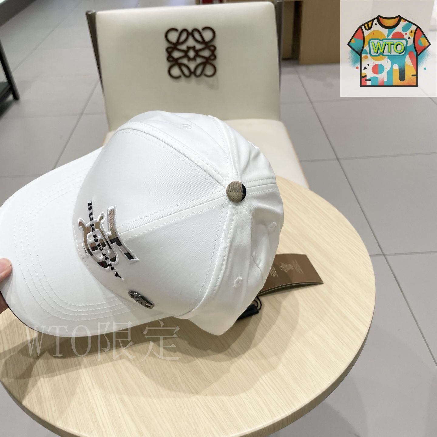 Burberry バーバリー ベースボール キャップ チェック EKD ツイル ベースボールキャップ (スナッグ) - メンズ