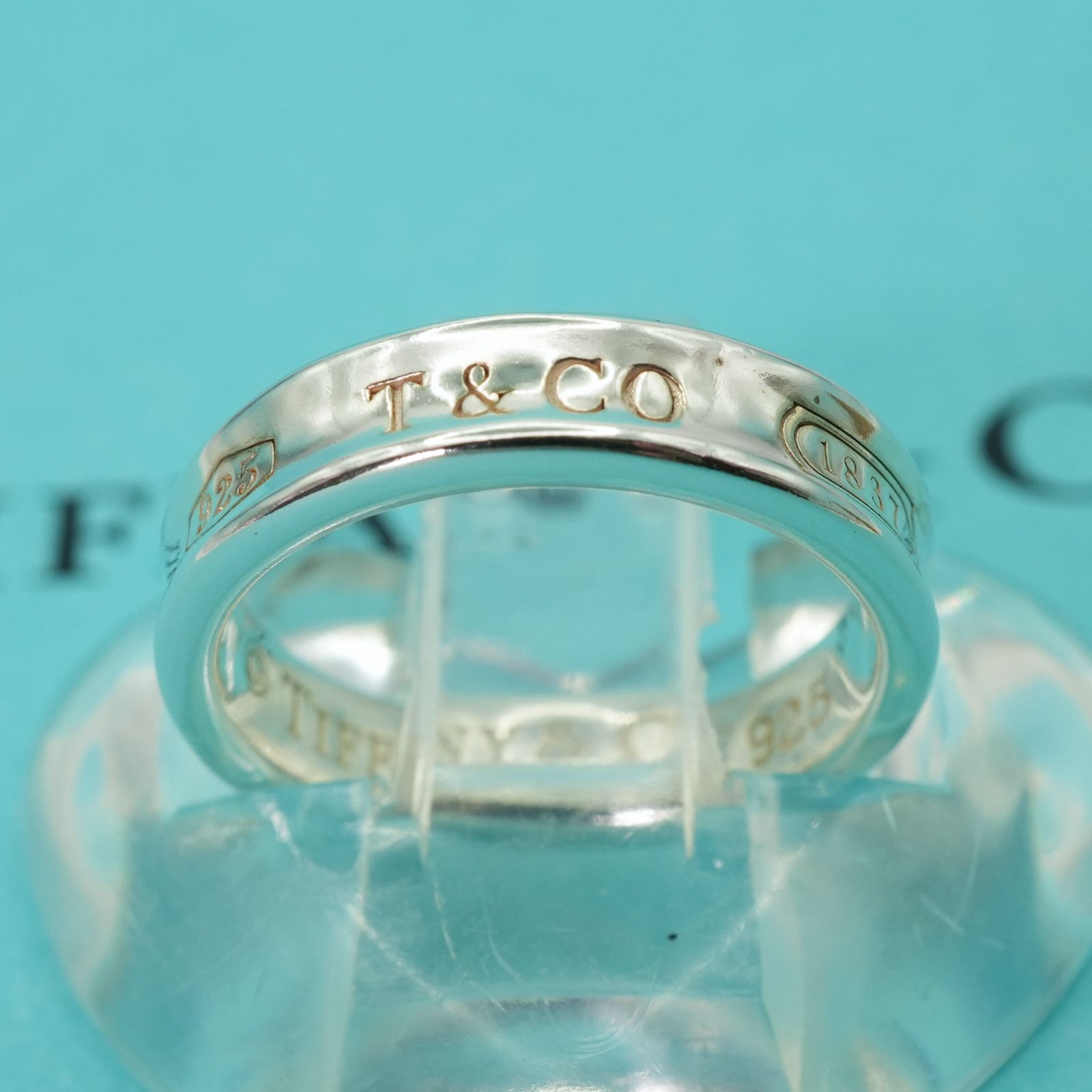 美品 ティファニー 1837 リング　6号 TIFFANY&CO ティファニー 1837リング シルバー 6.7g 6号