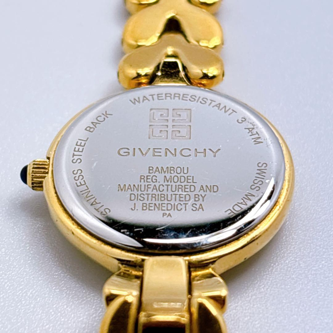 294 ジバンシイ バンブー シェル ラウンド ゴールド 腕時計 - メルカリ 